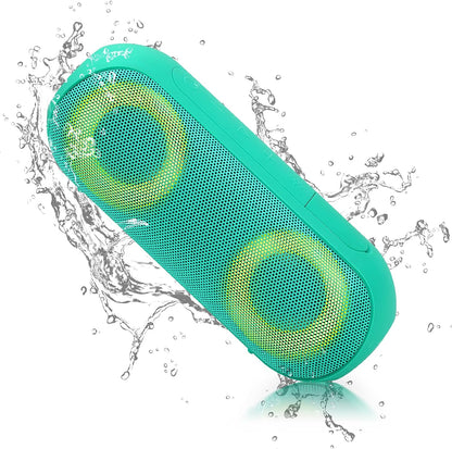 Amazing  NOTABRICK Bluetooth Speakers, Portable Speakers Bluetooth Wireless(100FT Range) with 30W Loud Stereo Sound, IPX7 Waterproof Shower Speakers, RGB Multi-Colors Rhythm Lights, 1000mins Playtime